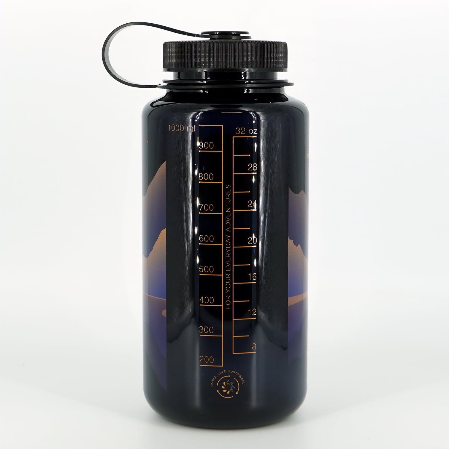 Nalgene Sustain 32 oz. Wide Mouth Water Bottle - Indigo C136S