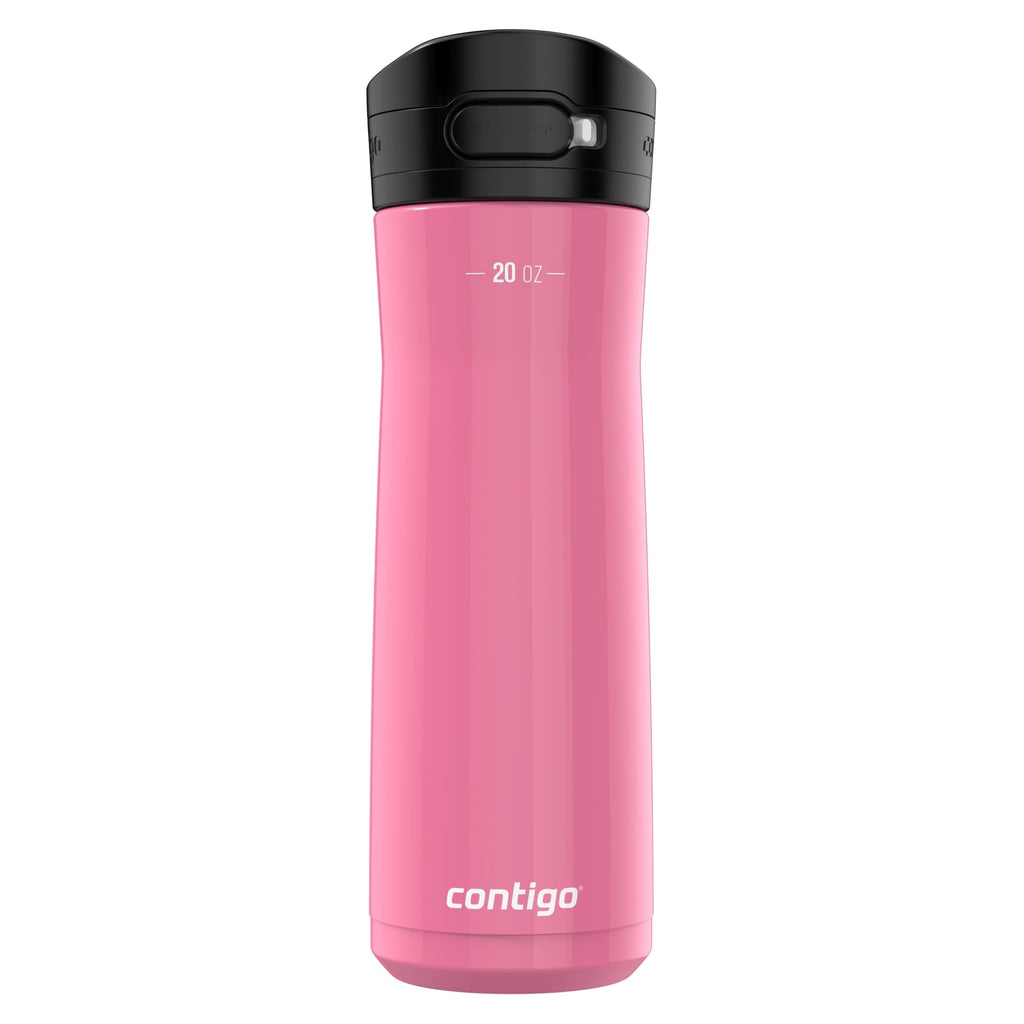 Contigo Jackson Chill 2.0 Stainless Steel Water Bottle with AUTOPOP Lid, 20 Ounces, Azalea C085K
