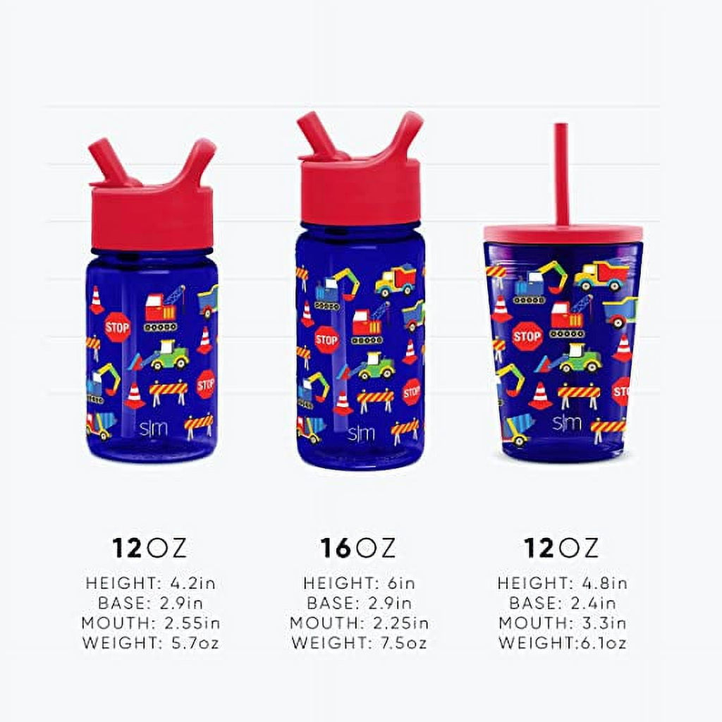 Simple Modern Summit Water Bottle Straw Lid Vacuum Insulated Stainless Steel Bottle | 14 fl oz C431V