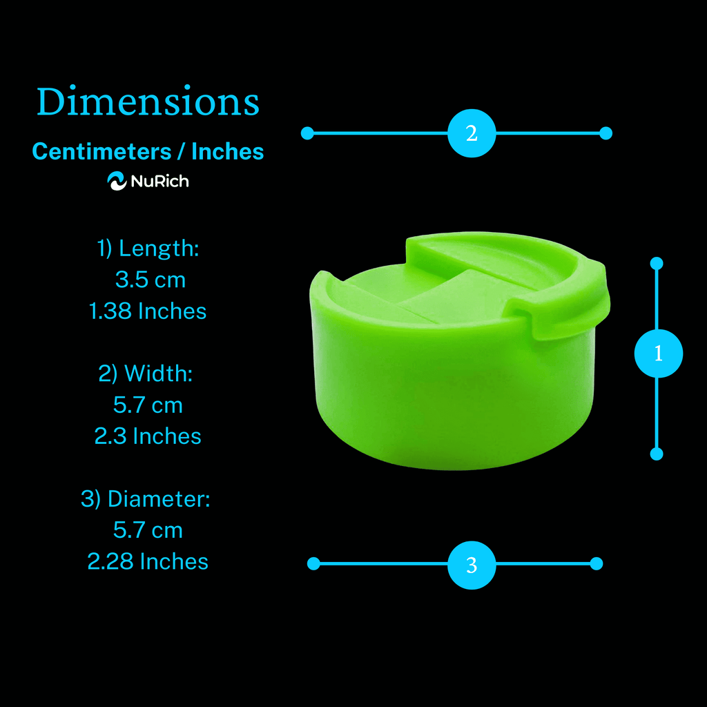 NuRich Hydro Wide Mouth Flip and Sip Replacement Coffee Lid or Cap Accessories Compatible with Hydroflask, Nalgene, and Many More Top Water Bottle Brands Sizes 12 16 18 20 32 40 64 Ounce C224Q