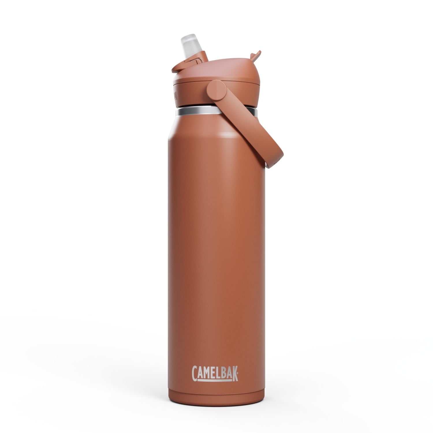 CamelBak Thrive™ Flip Straw Insulated Stainless Steel Water Bottle, 32oz, Sierra Red C377U
