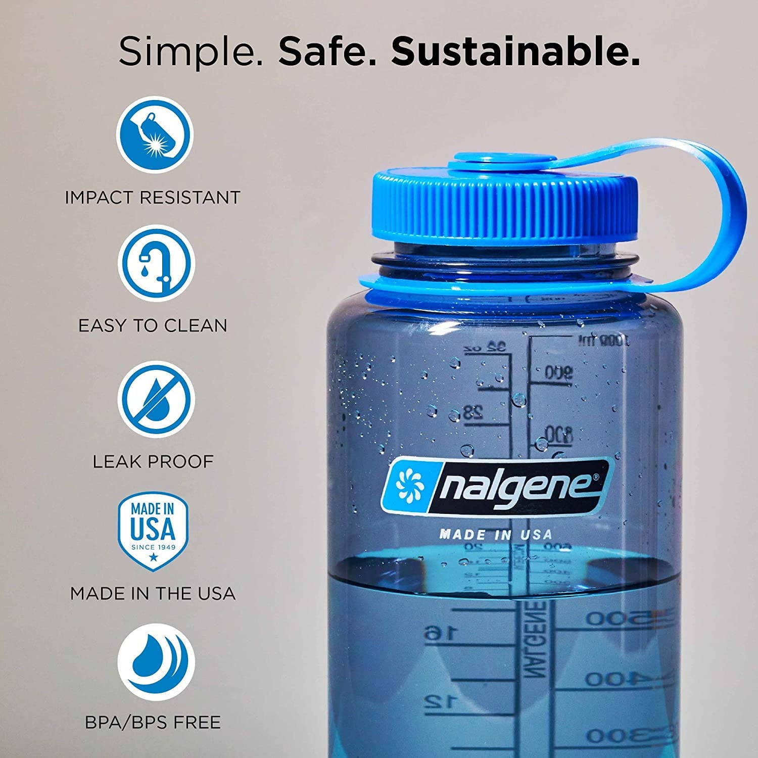 Nalgene 16oz Wide Mouth Sustain Bottle C139U