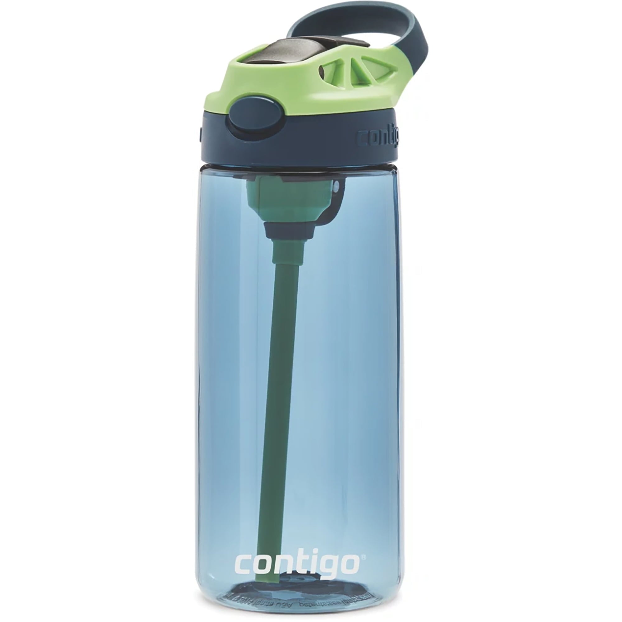 Contigo Kid's 20 oz. AutoSpout Straw Water Bottle - Juniper/Limelight C032F
