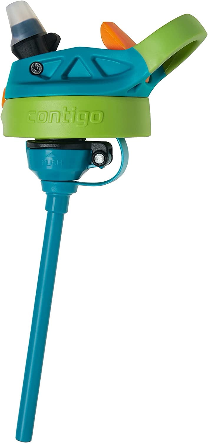 Contigo Kid's 20 oz. AutoSpout Straw Water Bottle - Juniper/Limelight C032F