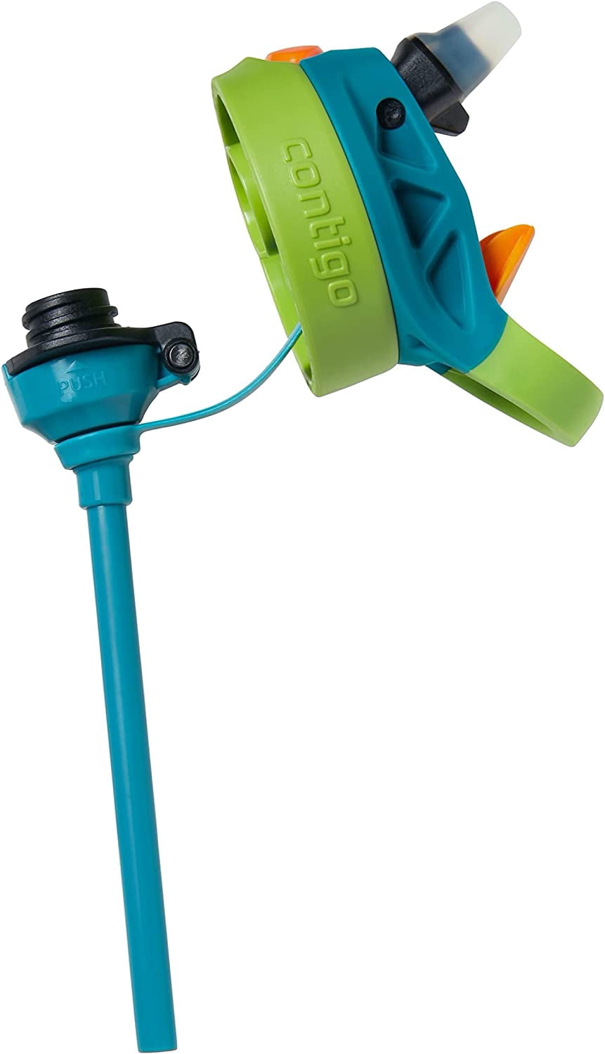 Contigo Kid's 20 oz. AutoSpout Straw Water Bottle - Juniper/Limelight C032F