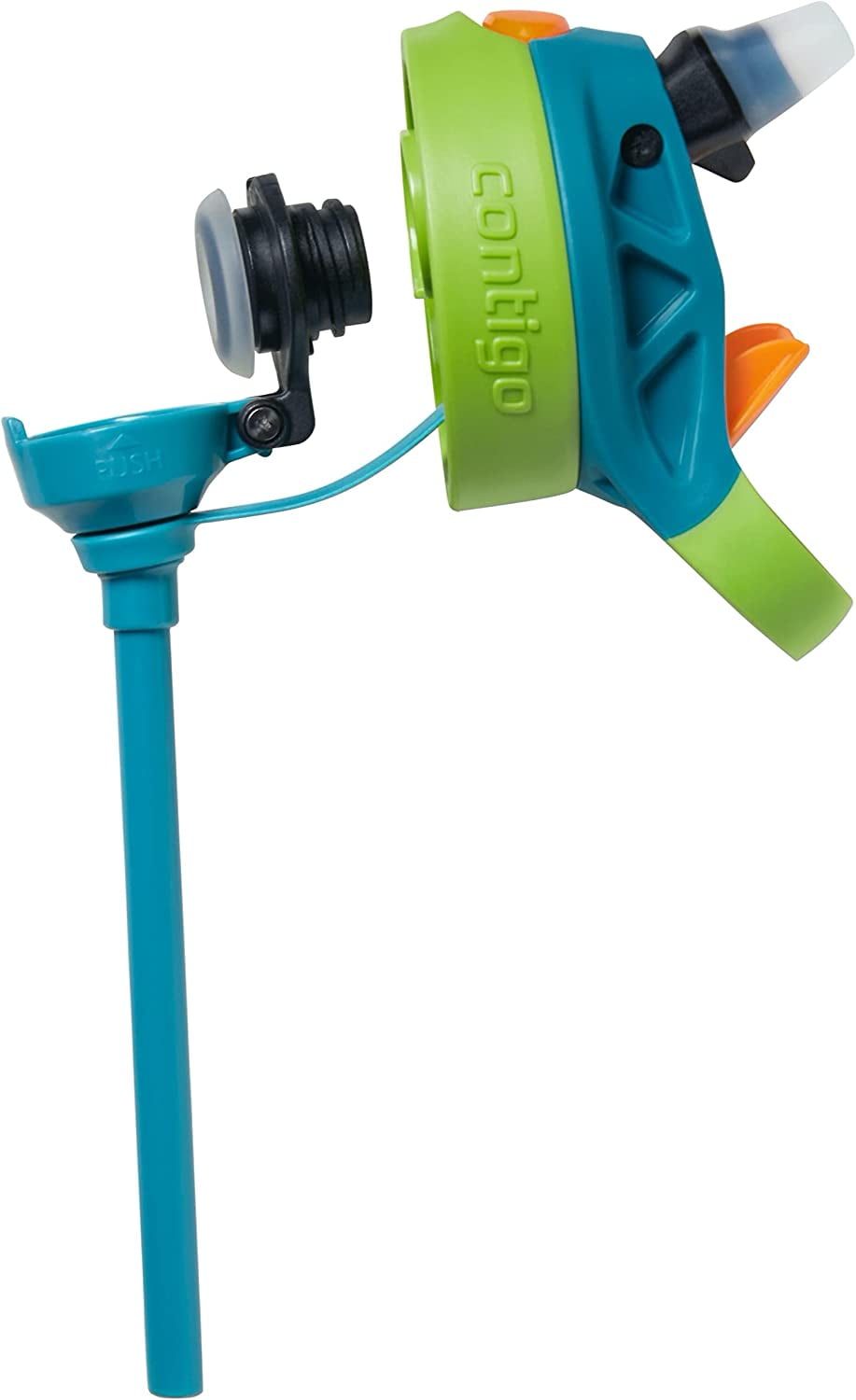 Contigo Kid's 20 oz. AutoSpout Straw Water Bottle - Juniper/Limelight C032F