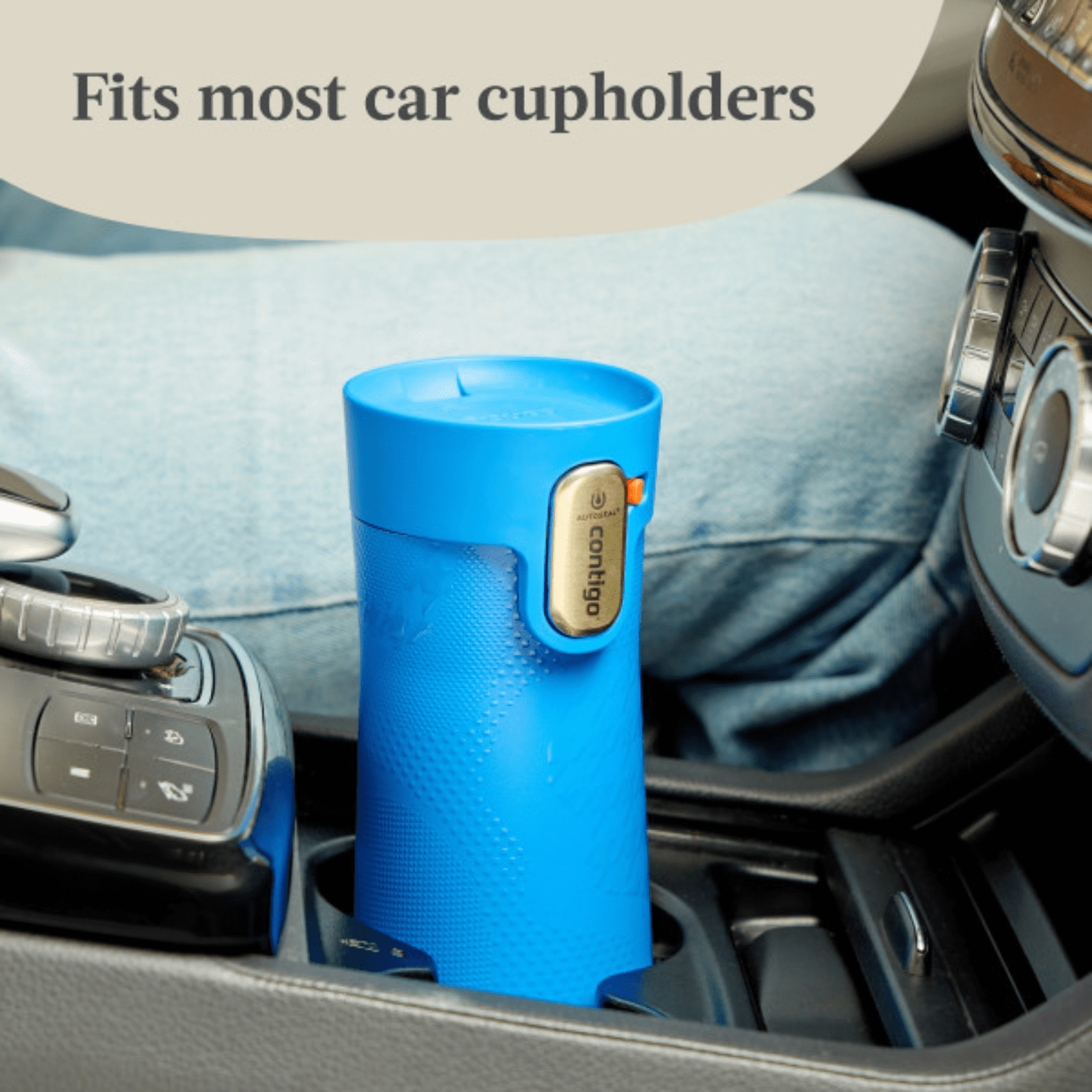 Contigo x Ally Love Autoseal West Loop Vacuum-Insulated Stainless Steel Travel Mug with Easy-Clean Lid, 16 oz, Stellar Jay C028F