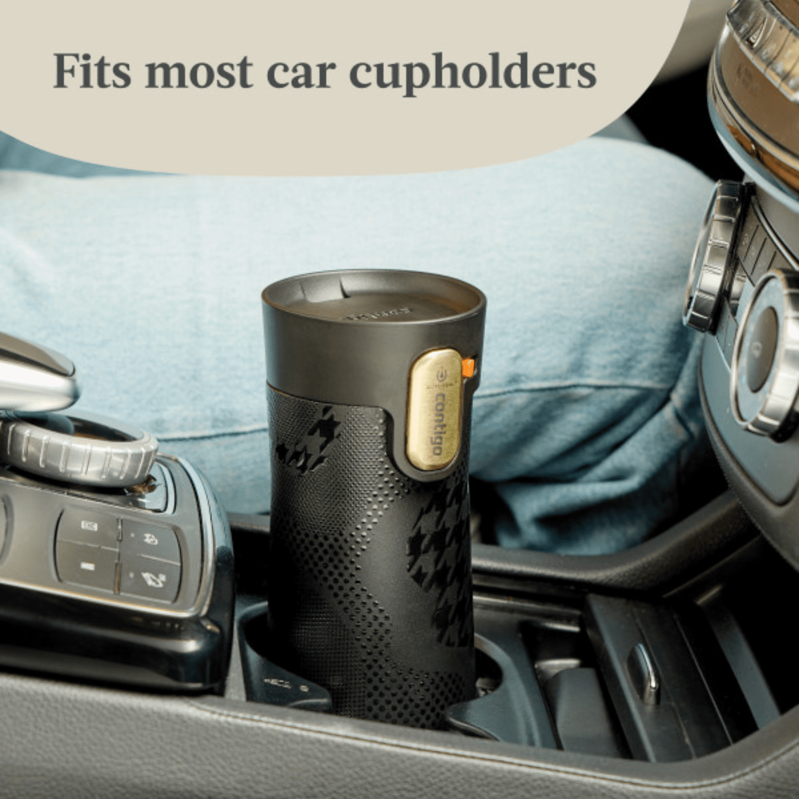 Contigo x Ally Love Autoseal West Loop Vacuum-Insulated Stainless Steel Travel Mug with Easy-Clean Lid, 16 oz, Stellar Jay C028F