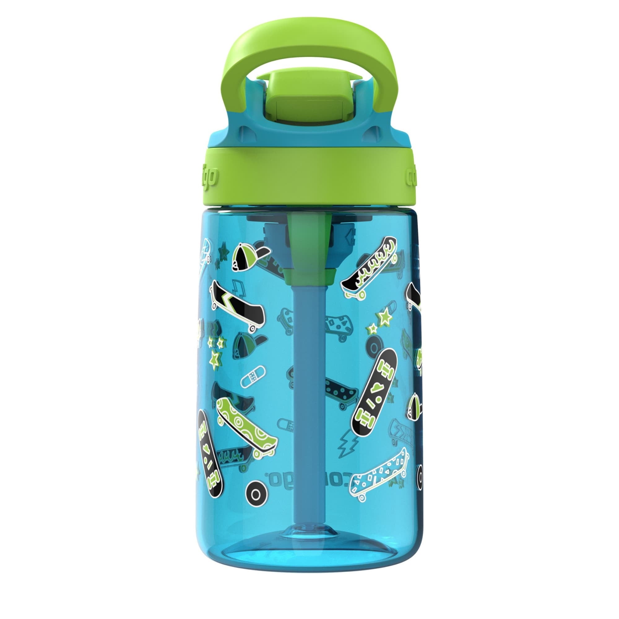 Contigo Aubrey Leak-Proof Spill-Proof Water Bottle, Blue, 14 oz. C004K