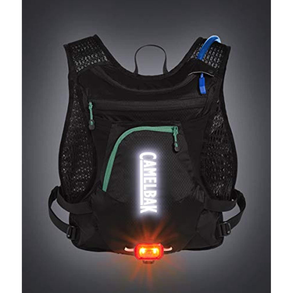CamelBak Women's Chase Bike Vest 50oz - Hydration Vest - Easy Access Pockets, Black/Mint C265L