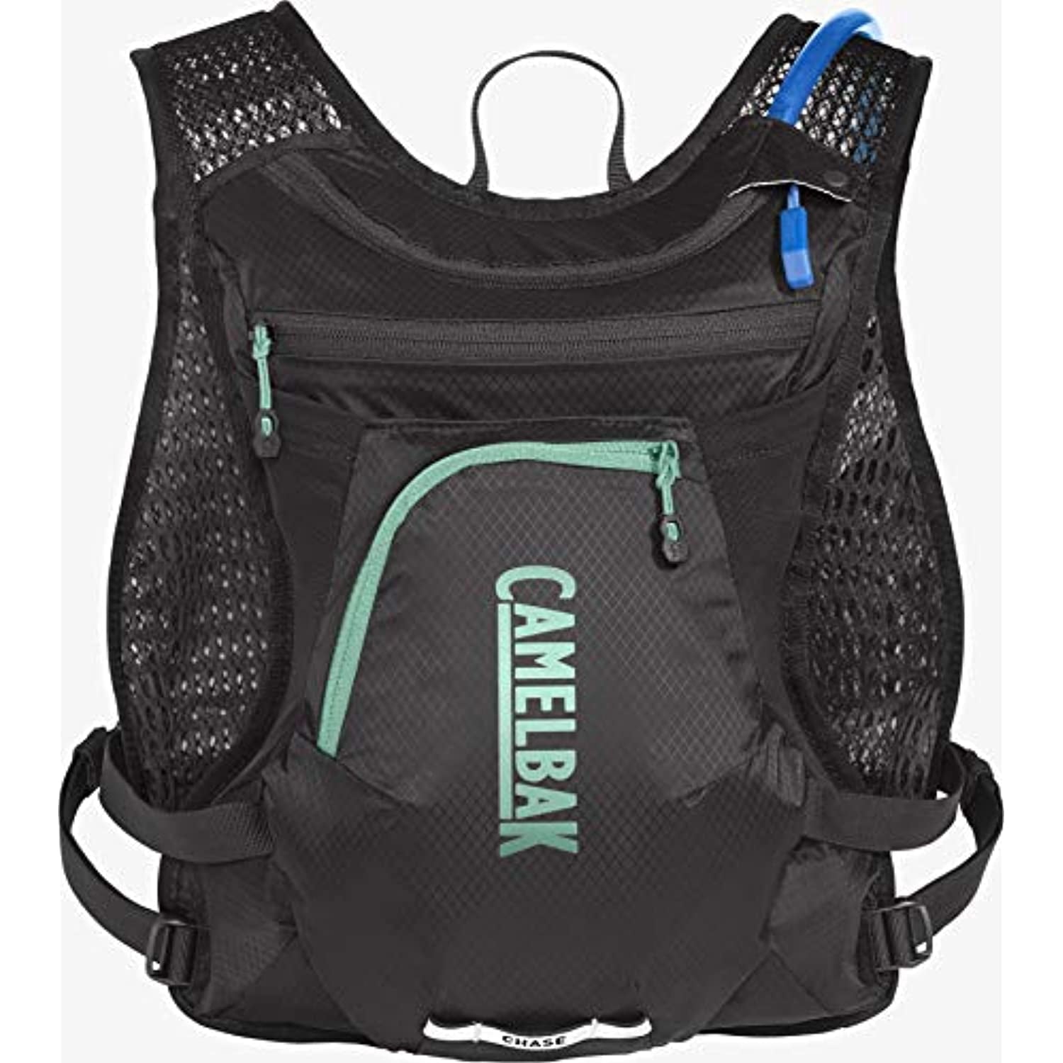 CamelBak Women's Chase Bike Vest 50oz - Hydration Vest - Easy Access Pockets, Black/Mint C265L