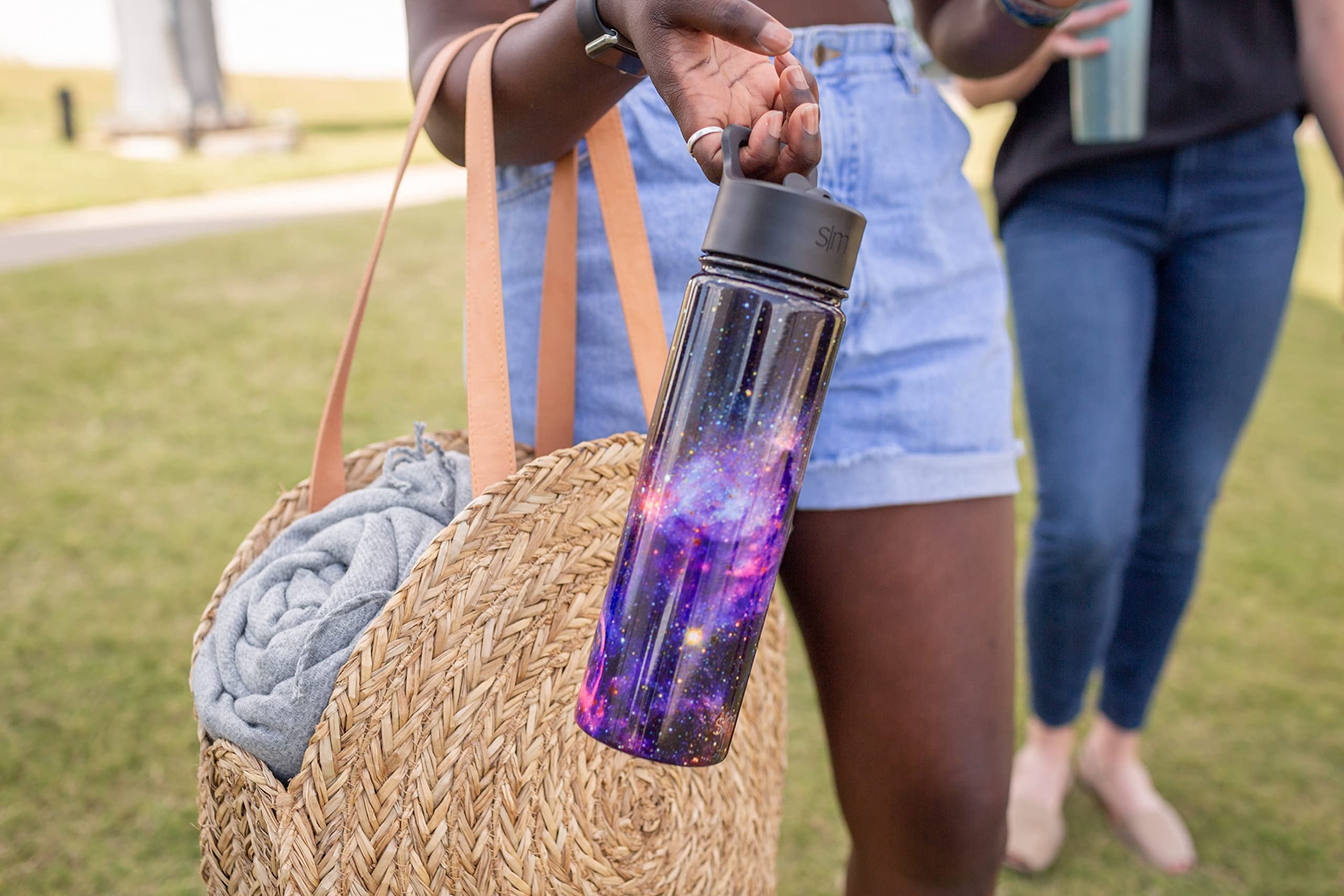 Simple Modern Water Bottle with Straw Lid Vacuum Insulated Stainless Steel Metal Thermos Bottles | Reusable Leak Proof BPA-Free Flask for School | Summit Collection | 22oz, Slumberland C432W