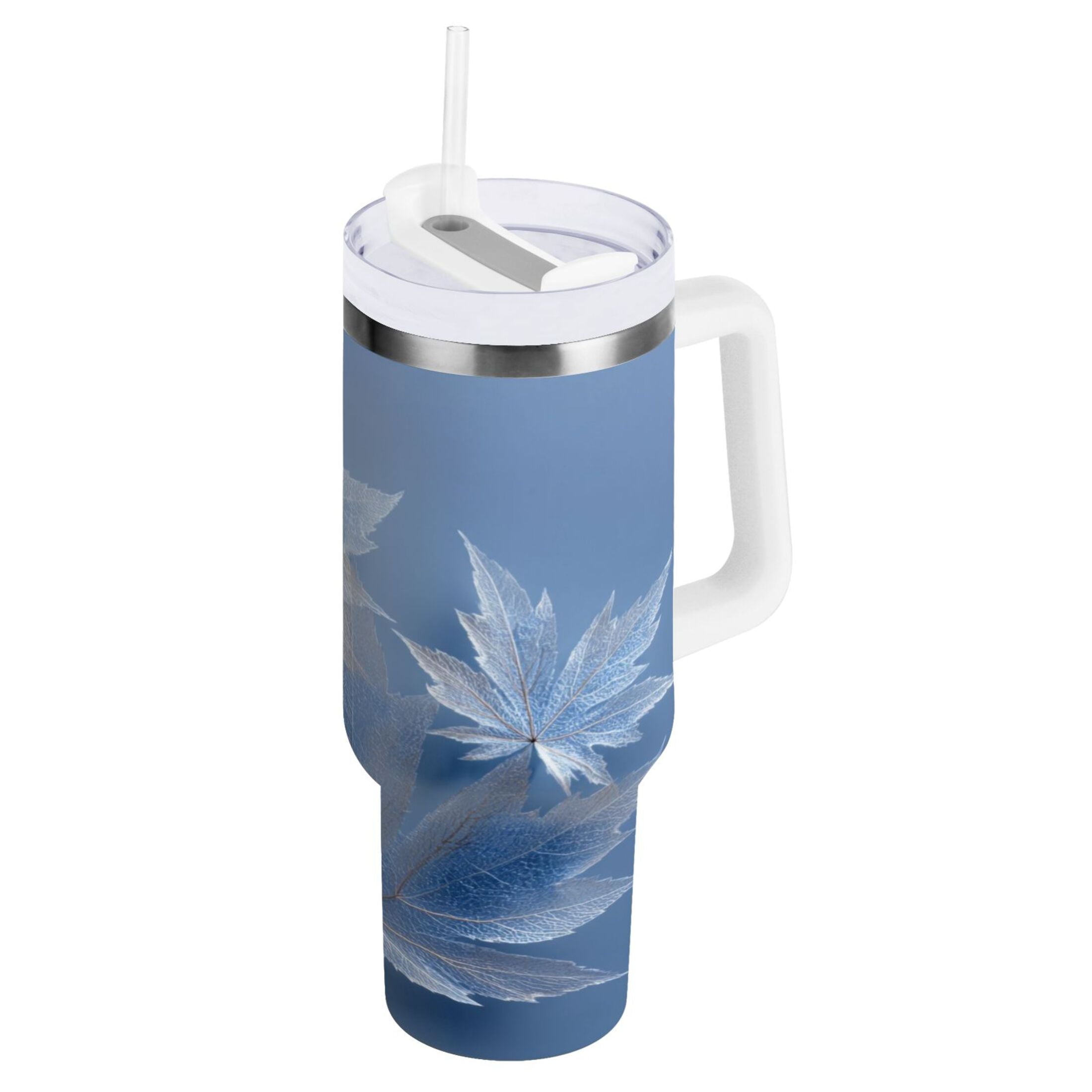 30 oz Insulated Stainless Steel Tumbler Double Wall Stainless Steel Tumbler with 2-Way Drinking Glass Mapleleaves C491J