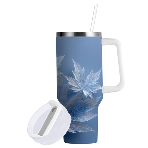 30 oz Insulated Stainless Steel Tumbler Double Wall Stainless Steel Tumbler with 2-Way Drinking Glass Mapleleaves C491J