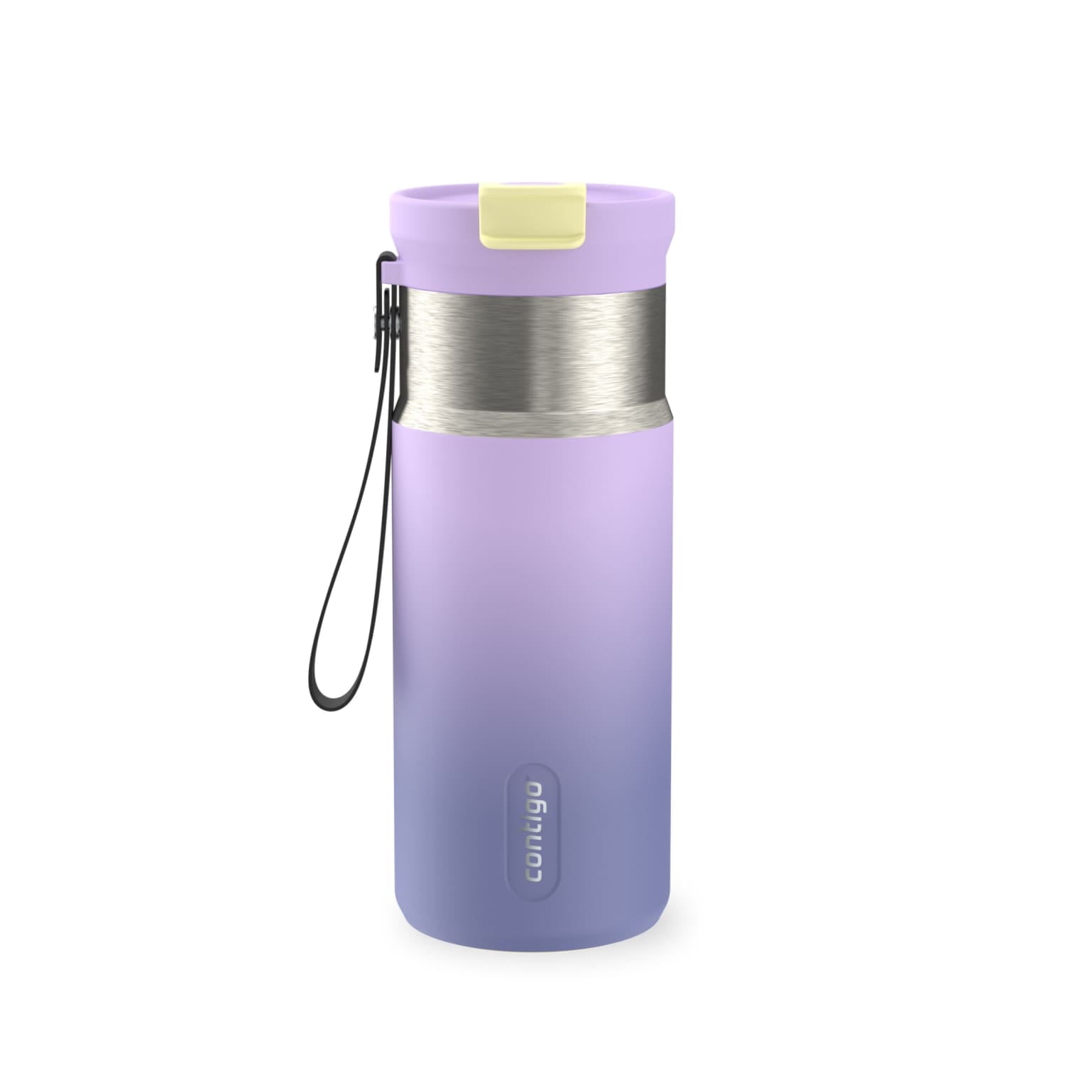 Contigo DualSip 16 oz Compact Leakproof Insulated Water Bottle with 2-Way Lid C049H
