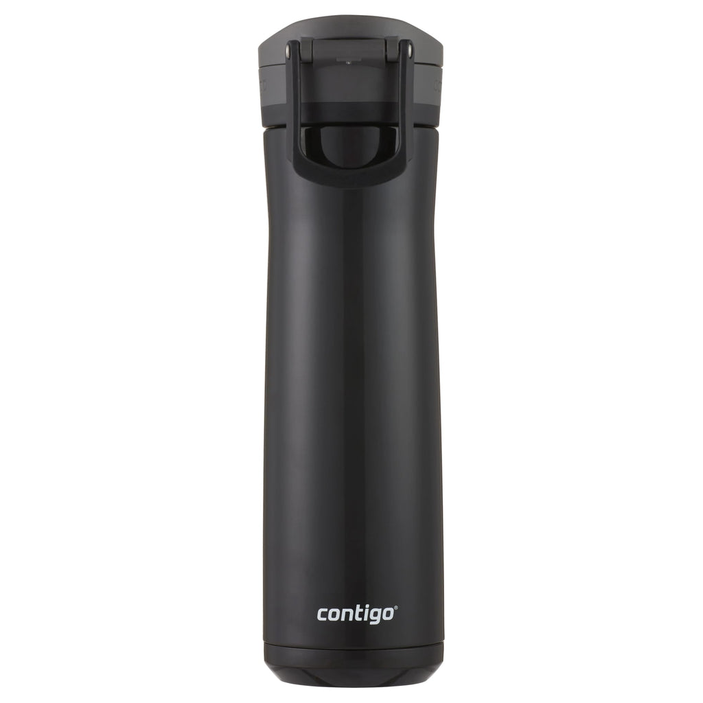Contigo Jackson Chill  Bundle 2 Water Bottles Black 24oz and Pink  20oz with Autopop Lid C077N