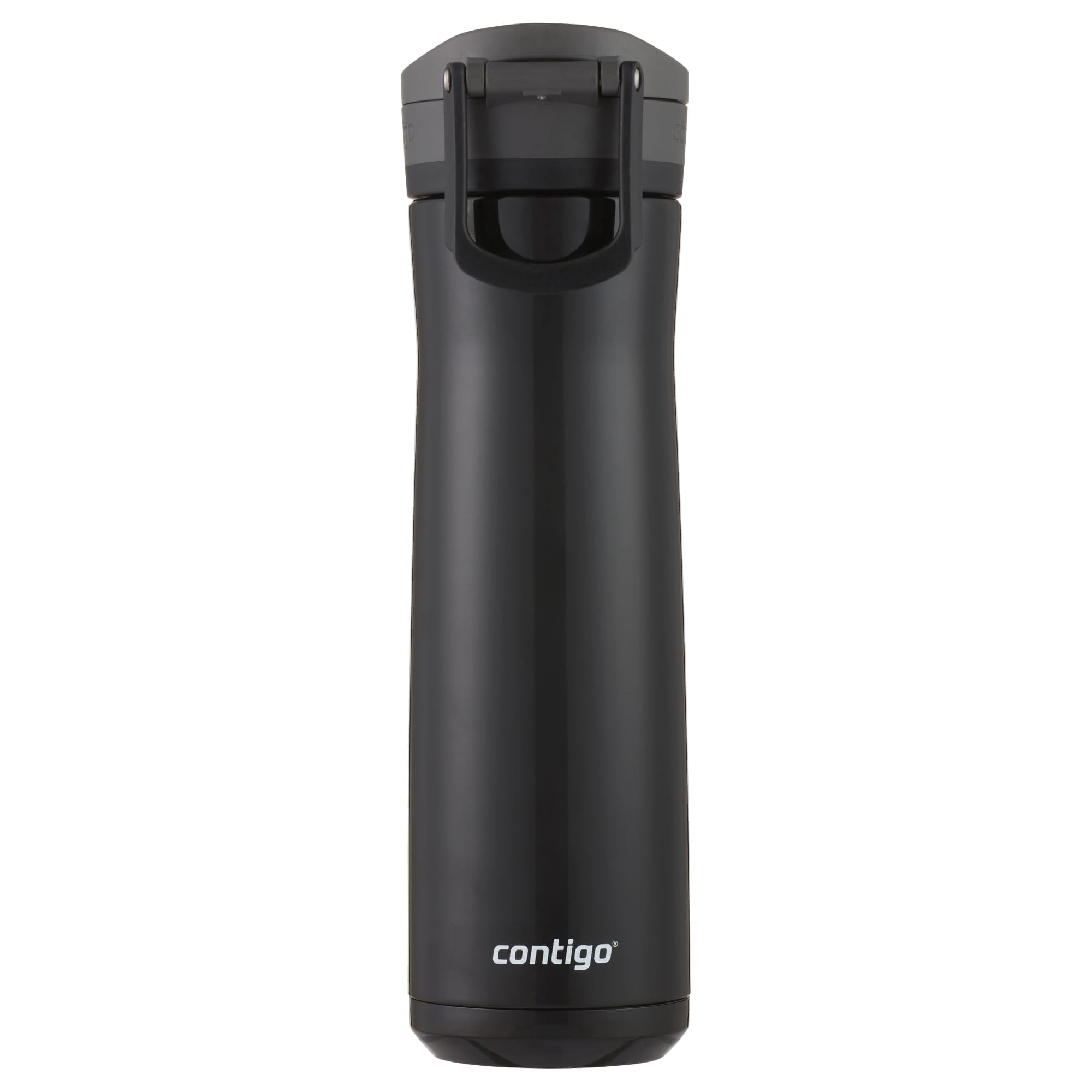 Contigo Jackson Chill  Bundle 2 Water Bottles Black 24oz and Pink  20oz with Autopop Lid C077N