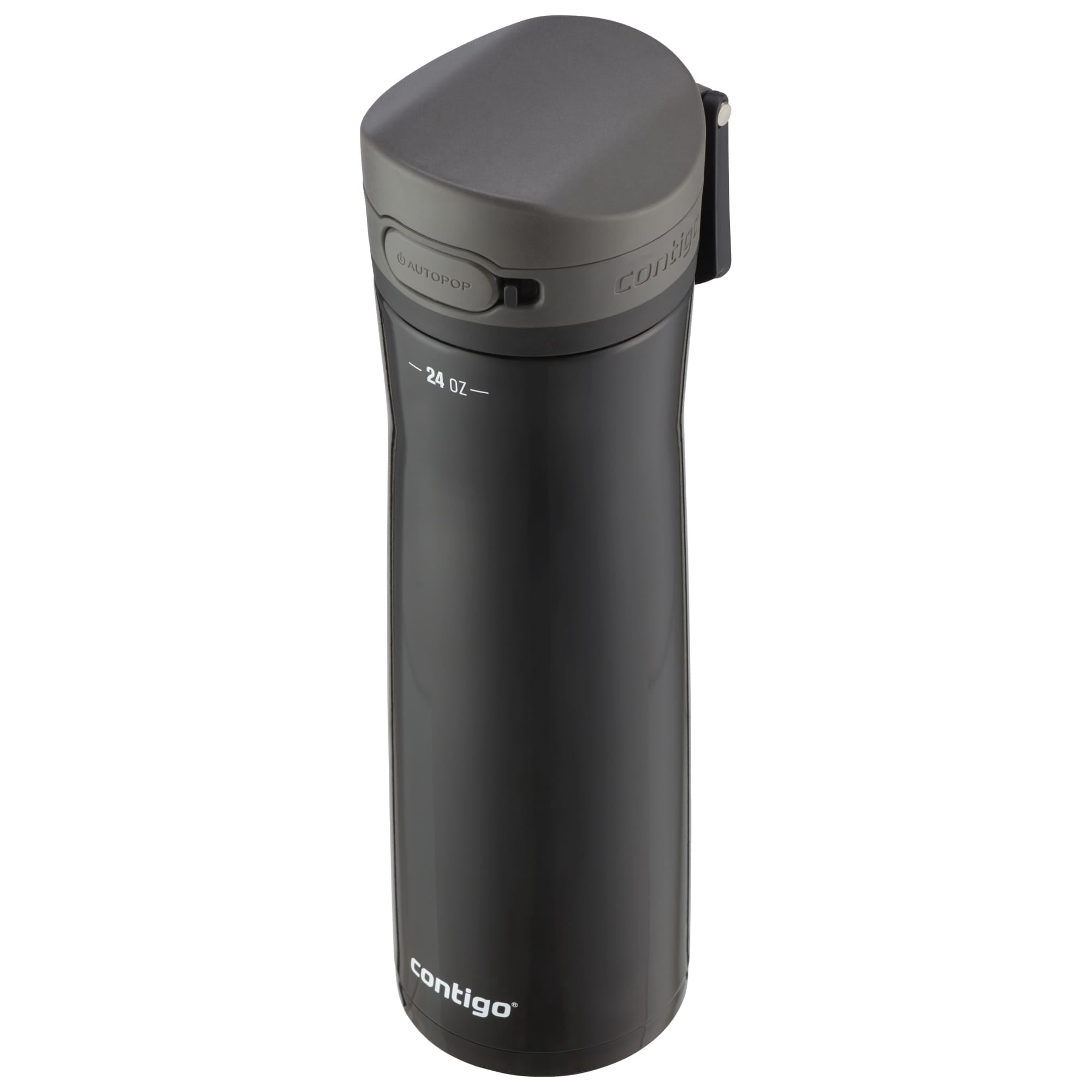 Contigo Jackson Chill  Bundle 2 Water Bottles Black 24oz and Pink  20oz with Autopop Lid C077N