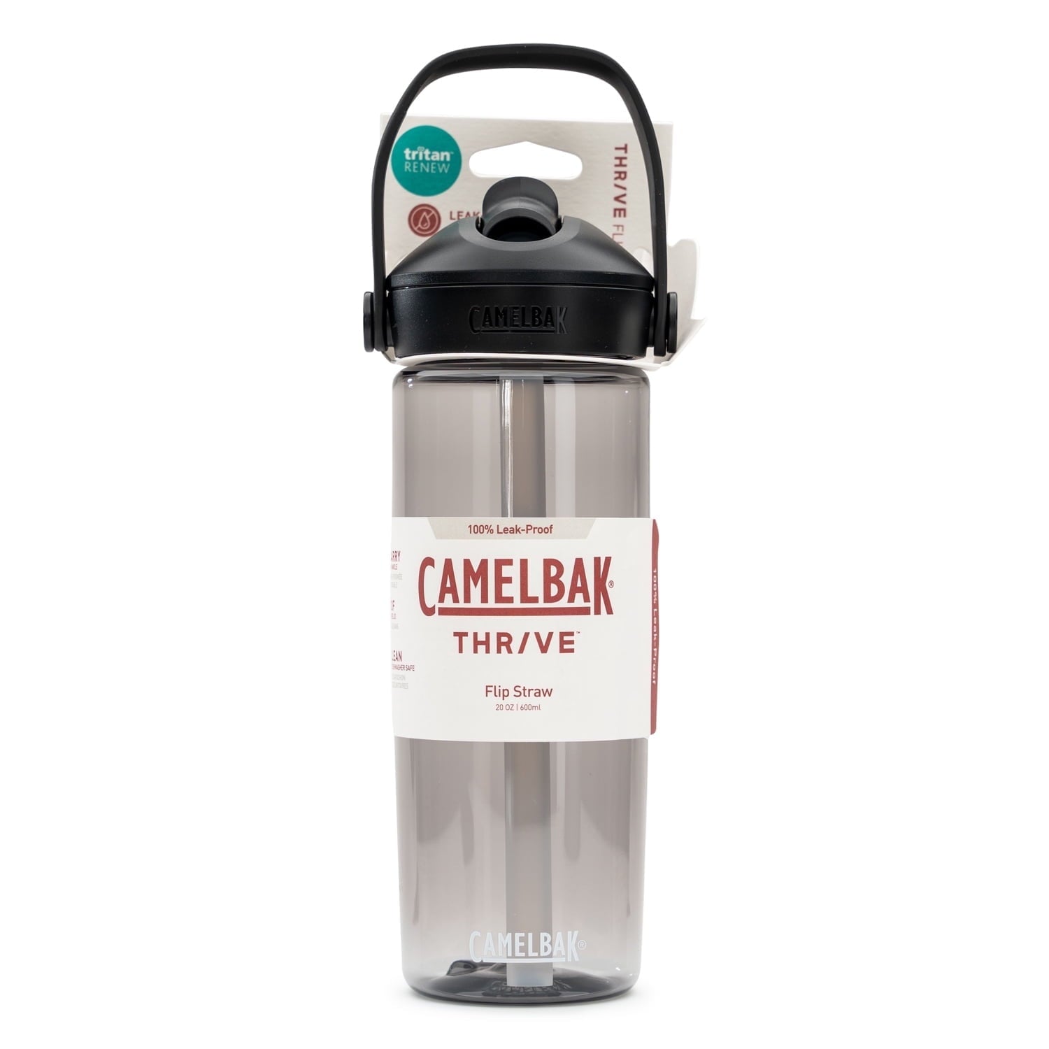 Camelbak Thrive Flip Straw 20oz Water Bottle, Charcoal C234T