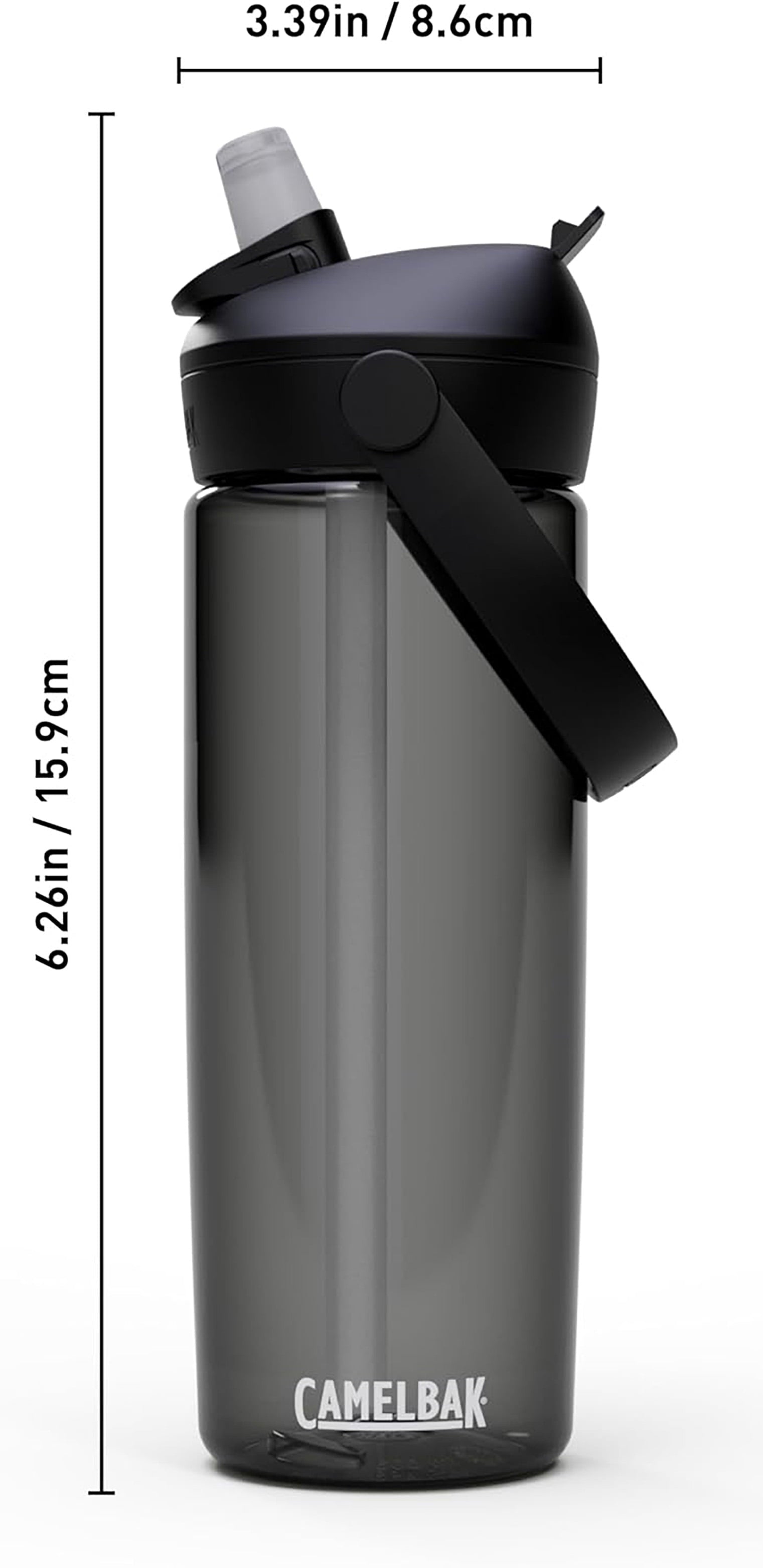 Camelbak Thrive Flip Straw 20oz Water Bottle, Charcoal C234T