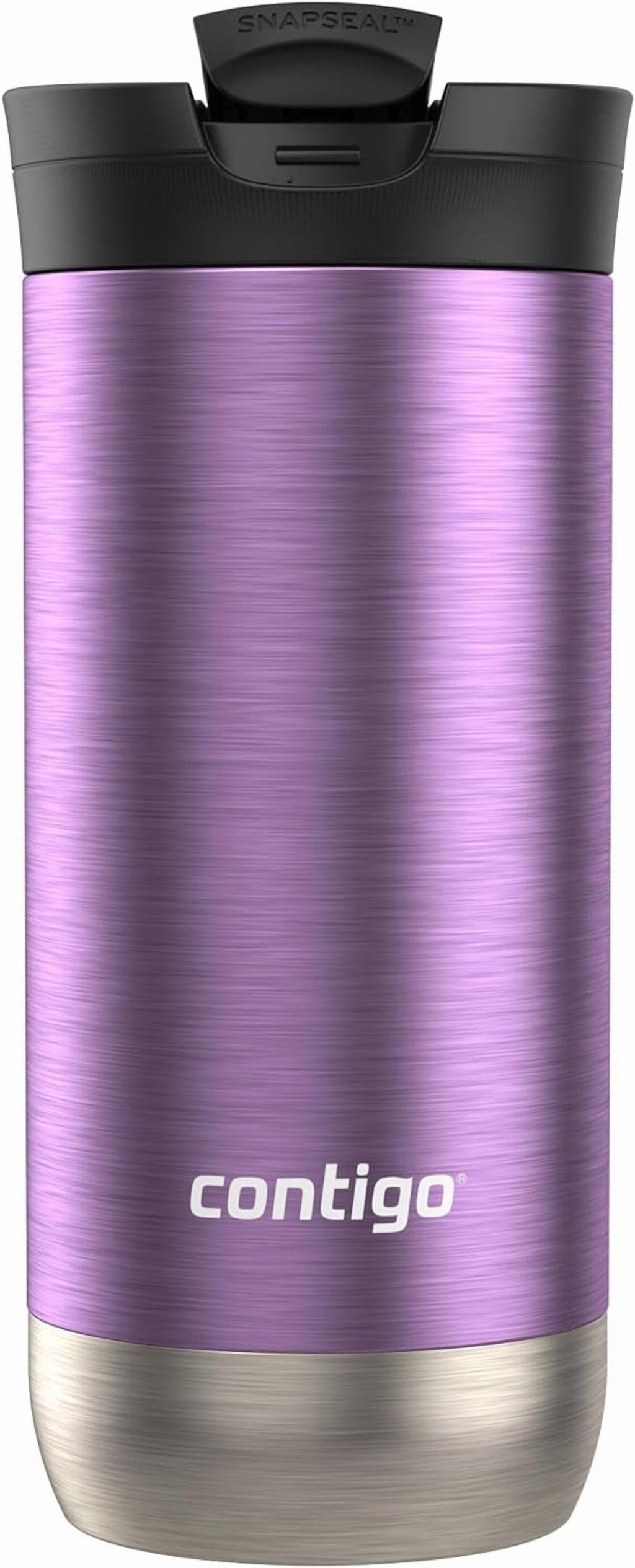 Contigo Huron SnapSeal Insulated Travel Tumbler, Purple Panzy Color 16 oz (473 mL) C070U