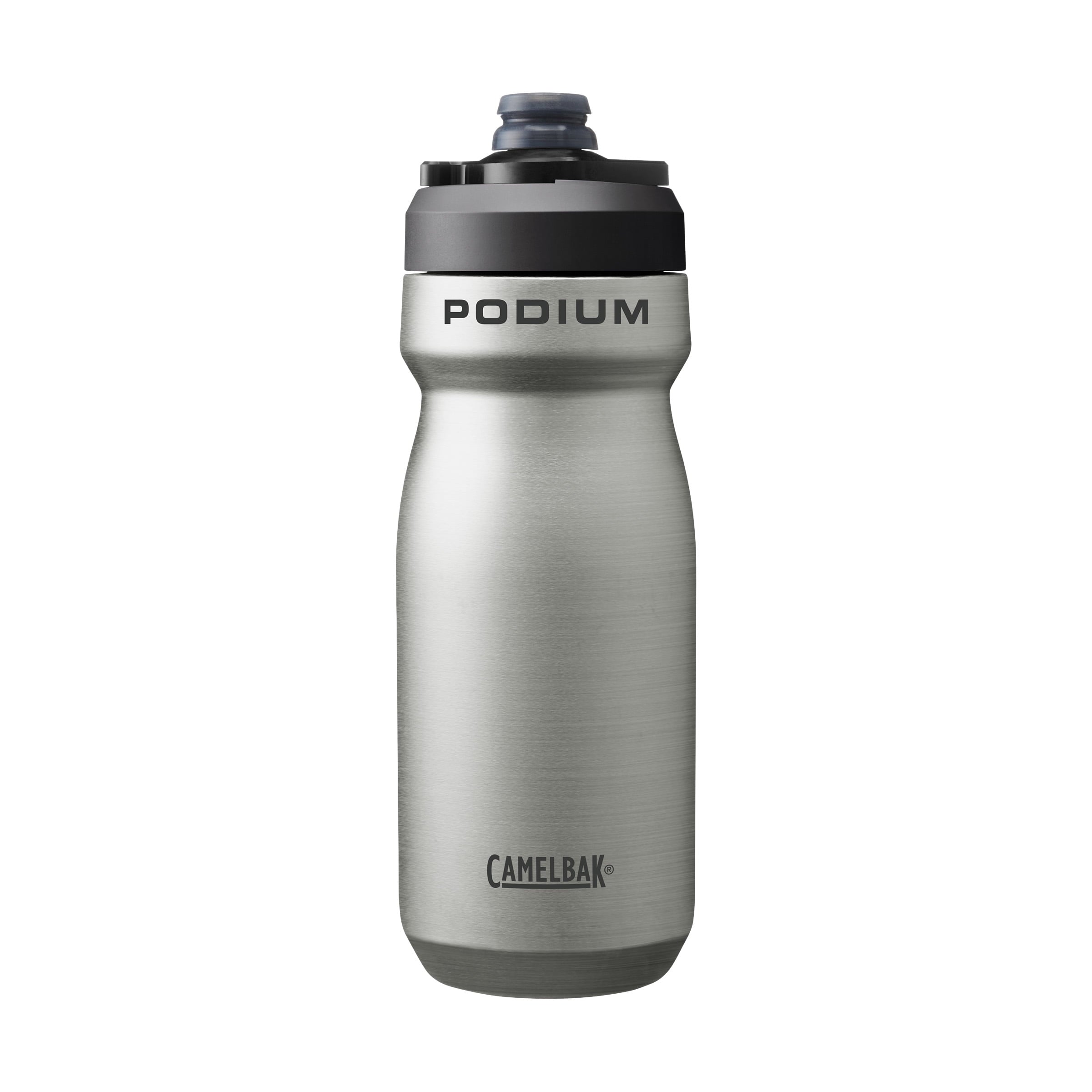 CamelBak Podium 18oz Insulated Stainless Steel Bike Water Bottle, Stainless C365U