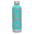 simple modern bolt curtis 17oz water bottle stainless steel Caribbean blue C439T