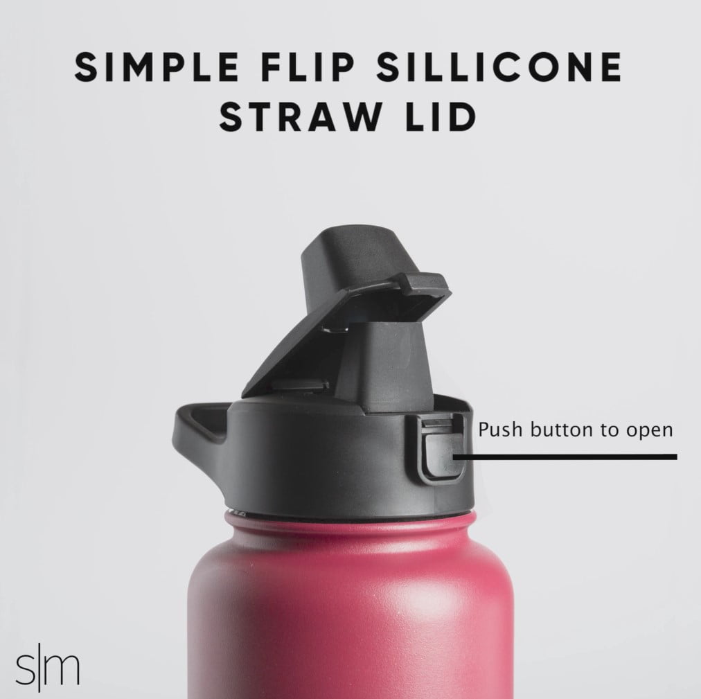 Simple Modern 64 Fluid Ounces Plastic Summit Water Bottle with Straw Lid - Malibu C415D