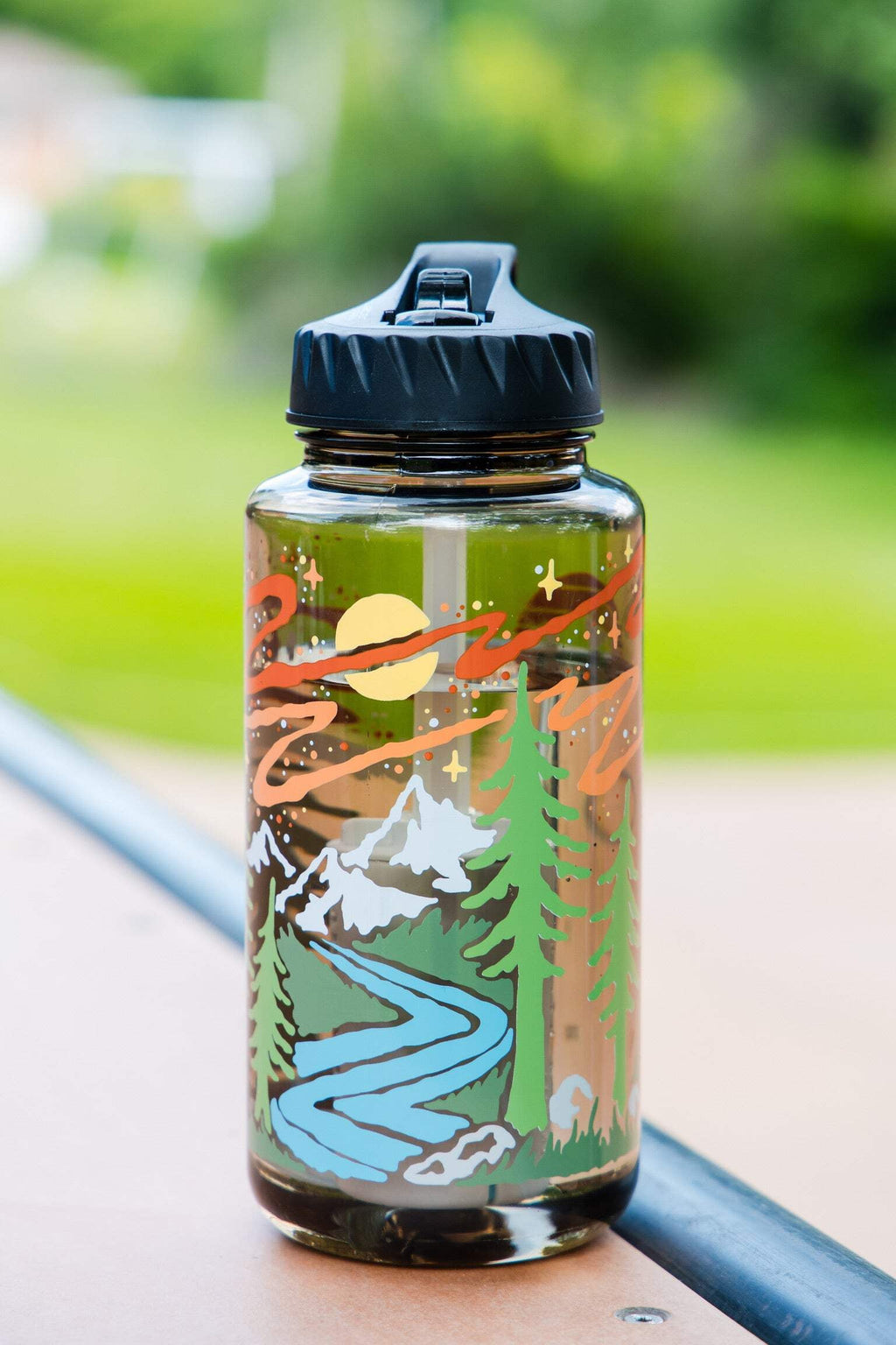 Epic Water Filters Nalgene OG Sustain Tritan USA Made Water Bottle and 75 Gallon Filter - Removes 99.99% of Water Impurities, 32oz, Atomic Child Special Edition C162J