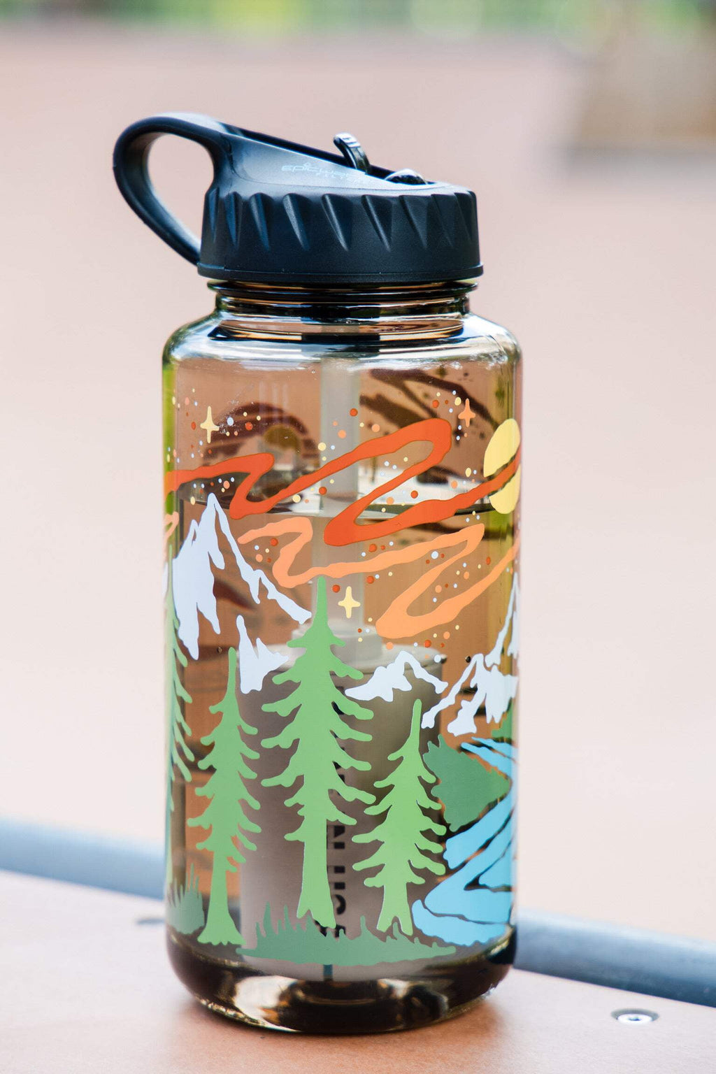 Epic Water Filters Nalgene OG Sustain Tritan USA Made Water Bottle and 75 Gallon Filter - Removes 99.99% of Water Impurities, 32oz, Atomic Child Special Edition C162J
