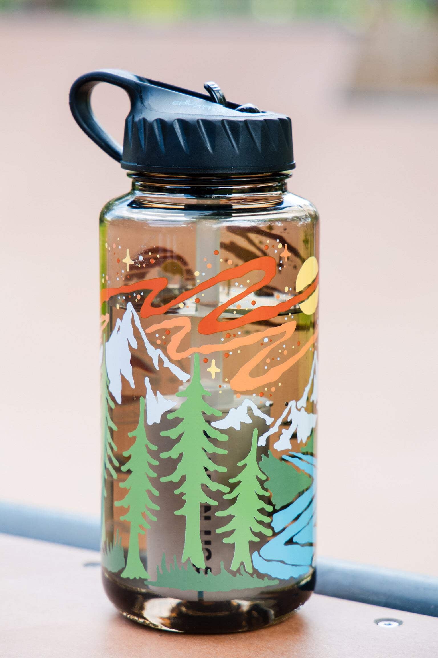 Epic Water Filters Nalgene OG Sustain Tritan USA Made Water Bottle and 75 Gallon Filter - Removes 99.99% of Water Impurities, 32oz, Atomic Child Special Edition C162J