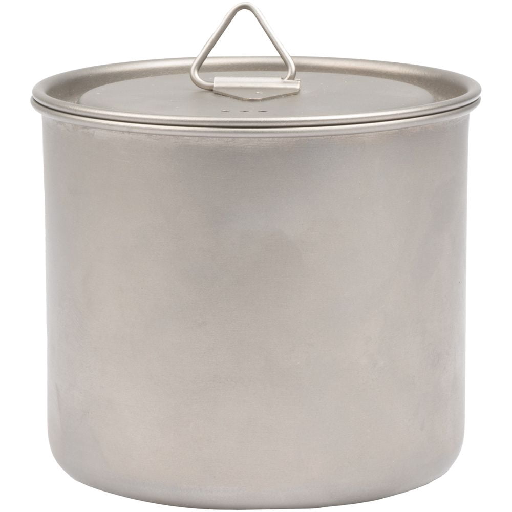 Olicamp Titanium Space Saver Mug with Lid, Nests Nalgene Bottle Inside, Lightweight and Compact, Perfect for Camping and Backpacking, 550mL C194Y
