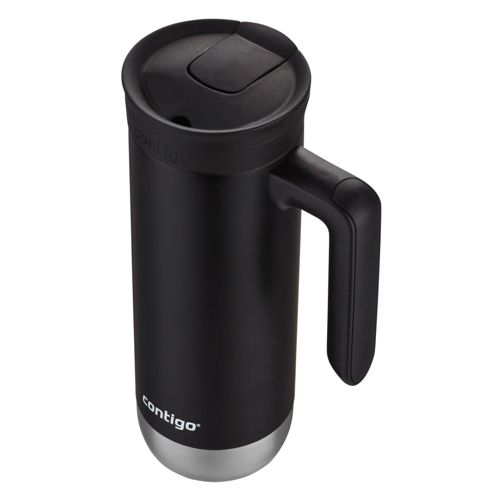 Contigo Huron 2.0 Stainless Steel Travel Mug with SNAPSEAL Lid and Handle in Black, 20 fl oz. C005V