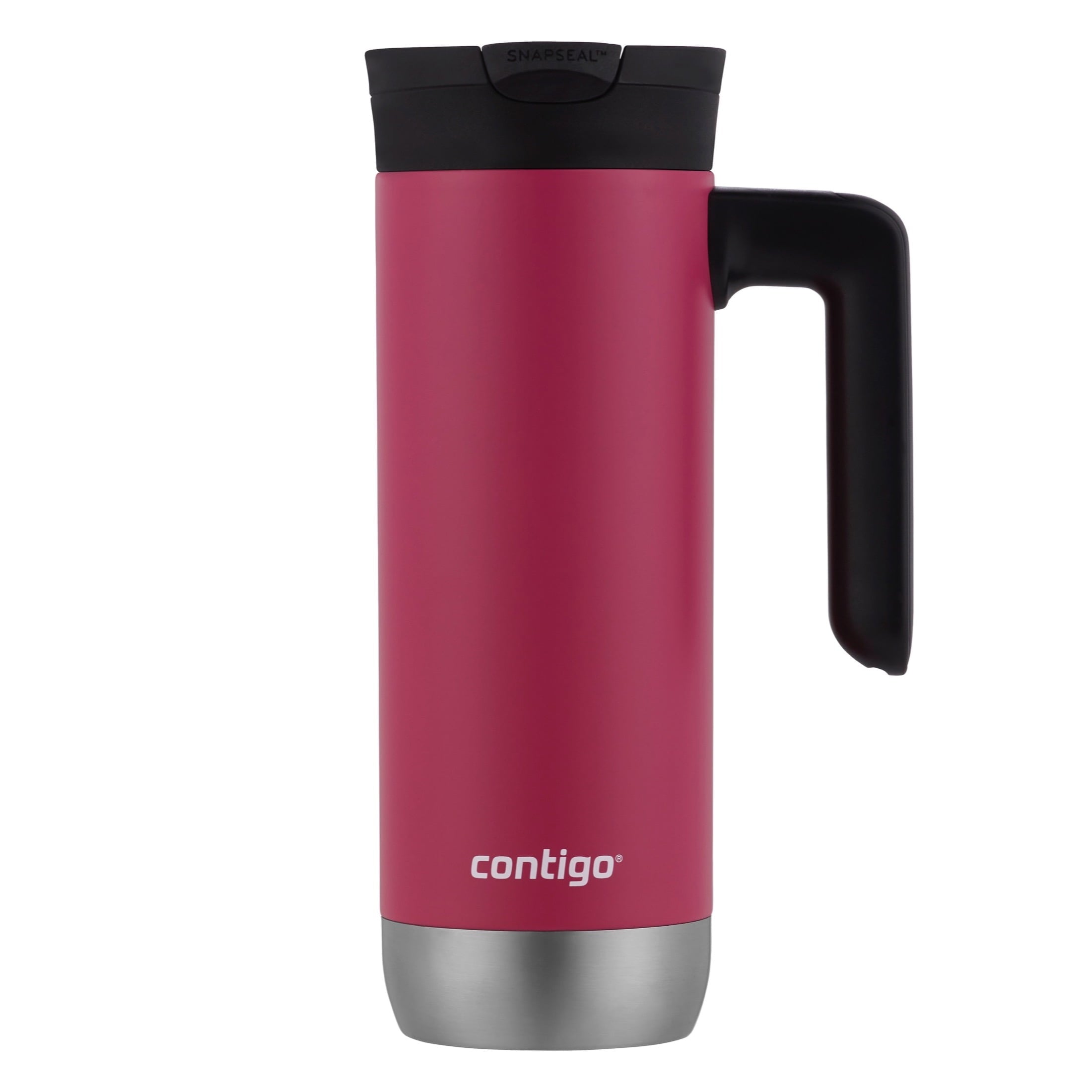Contigo Huron 2.0 Stainless Steel Travel Mug with SNAPSEAL Lid and Handle in Black, 20 fl oz. C005V