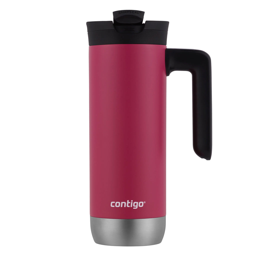 Contigo Huron 2.0 Stainless Steel Travel Mug with SNAPSEAL Lid and Handle in Black, 20 fl oz. C005V