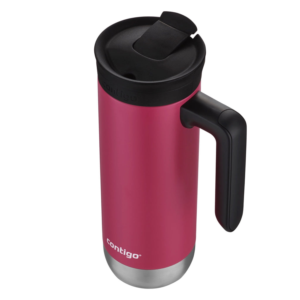 Contigo Huron 2.0 Stainless Steel Travel Mug with SNAPSEAL Lid and Handle in Black, 20 fl oz. C005V