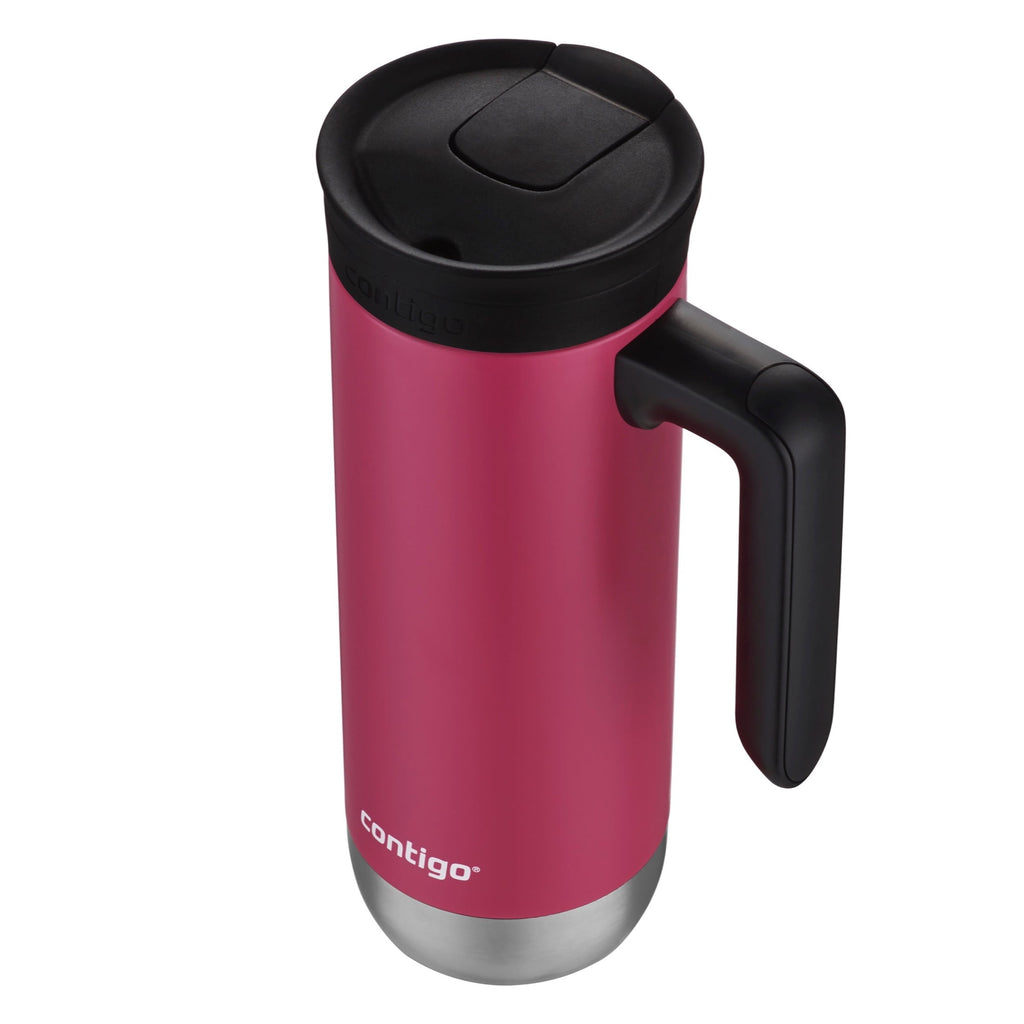 Contigo Huron 2.0 Stainless Steel Travel Mug with SNAPSEAL Lid and Handle in Black, 20 fl oz. C005V