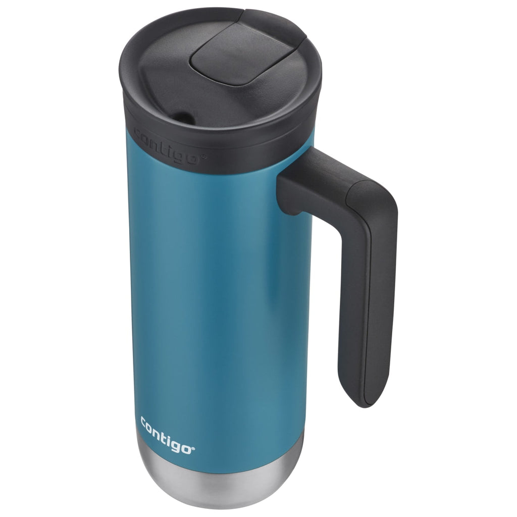 Contigo Huron 2.0 Stainless Steel Travel Mug with SNAPSEAL Lid and Handle in Black, 20 fl oz. C005V