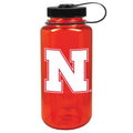 Scarlet Nebraska Huskers 32oz. Nalgene Sustainable Wide Mouth Water Bottle C179A