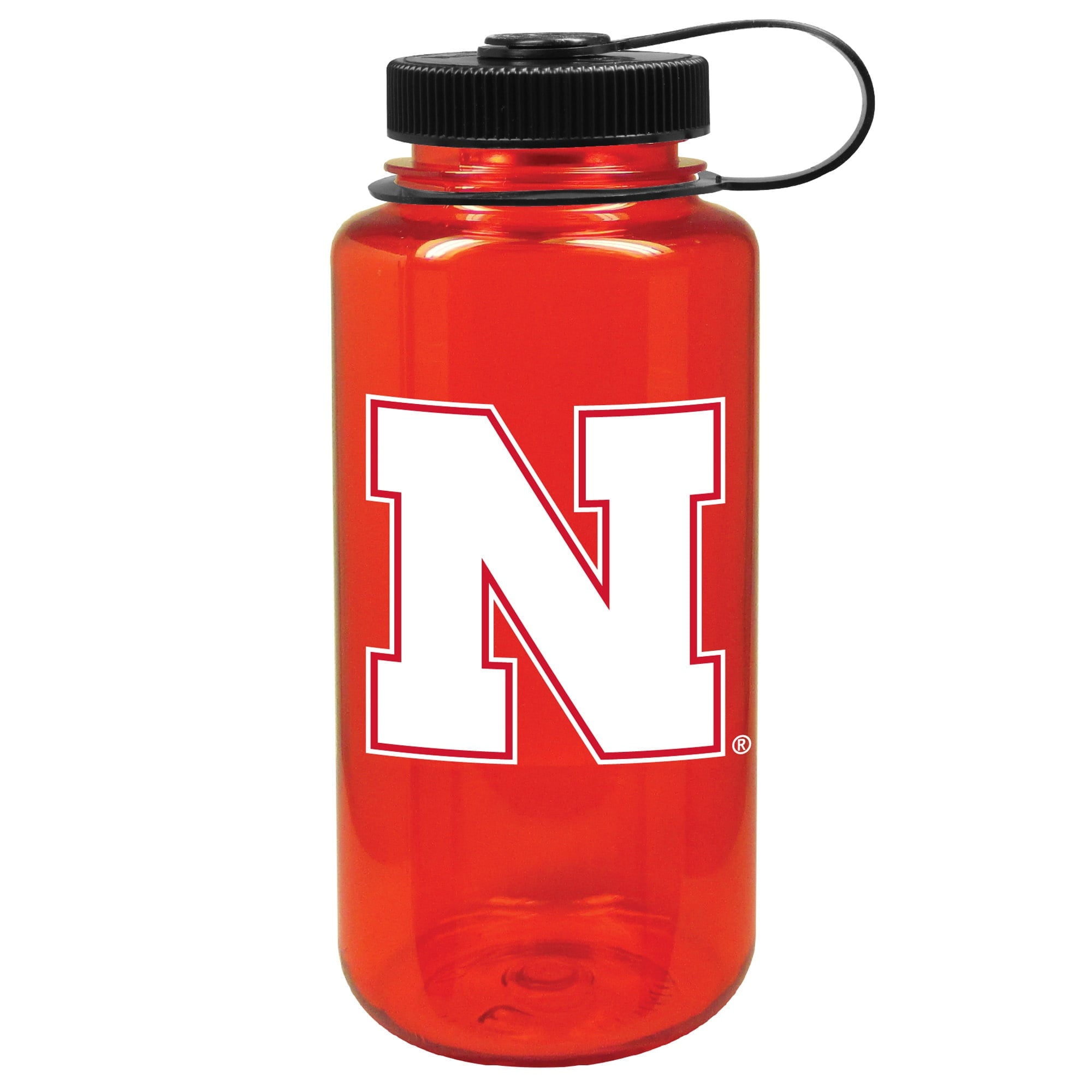 Scarlet Nebraska Huskers 32oz. Nalgene Sustainable Wide Mouth Water Bottle C179A