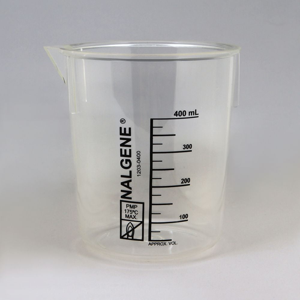 Nalgene Griffin Beaker, Low Form, Polymethylpentene, 400 Ml C186Y