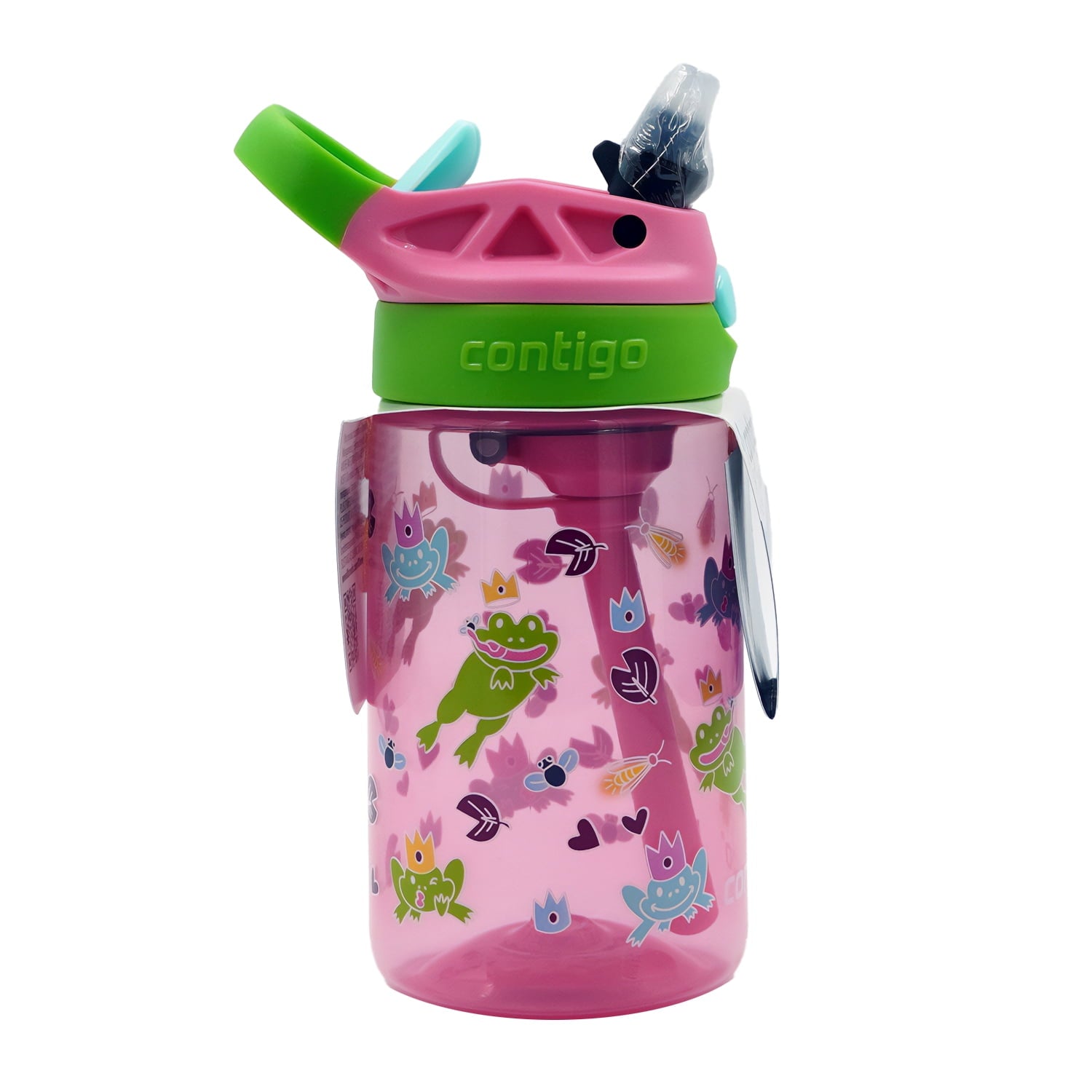Contigo Kids Water Bottle with Redesigned AUTOSPOUT Straw, 14 oz, Grape Forest Haven C003Z
