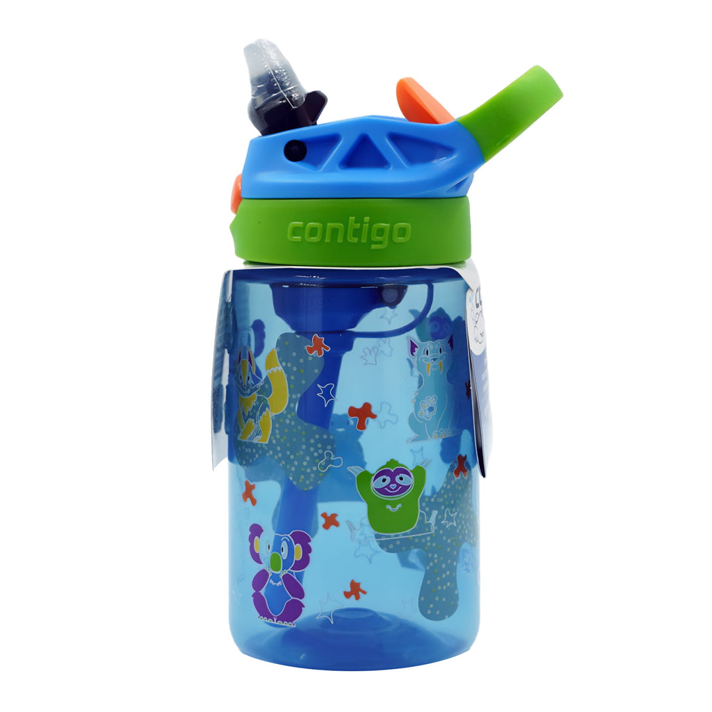 Contigo Kids Water Bottle with Redesigned AUTOSPOUT Straw, 14 oz, Grape Forest Haven C003Z