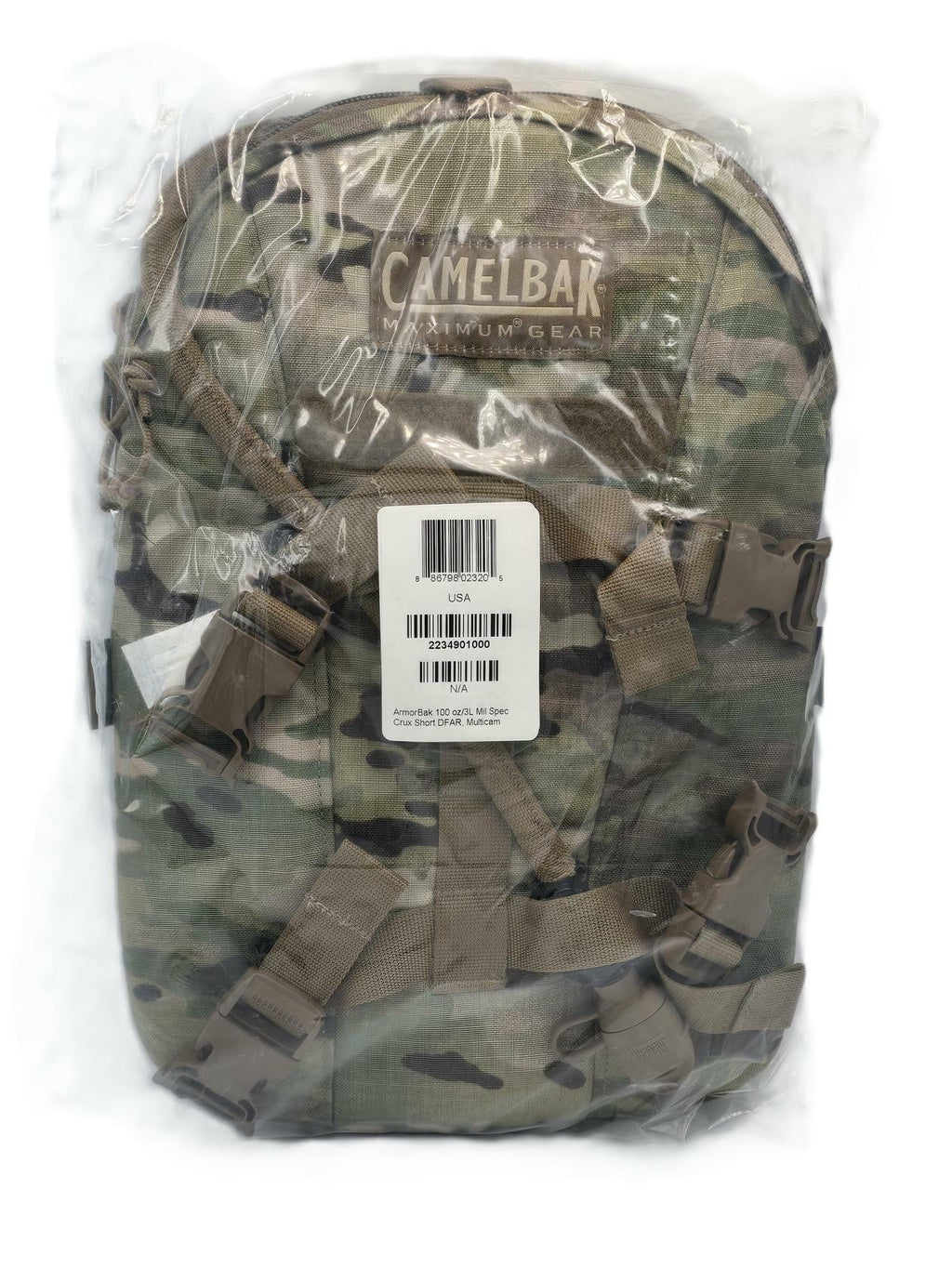CamelBak Maximum Gear ArmorBak Military Spec Crux Short DFAR, Multicam C299E