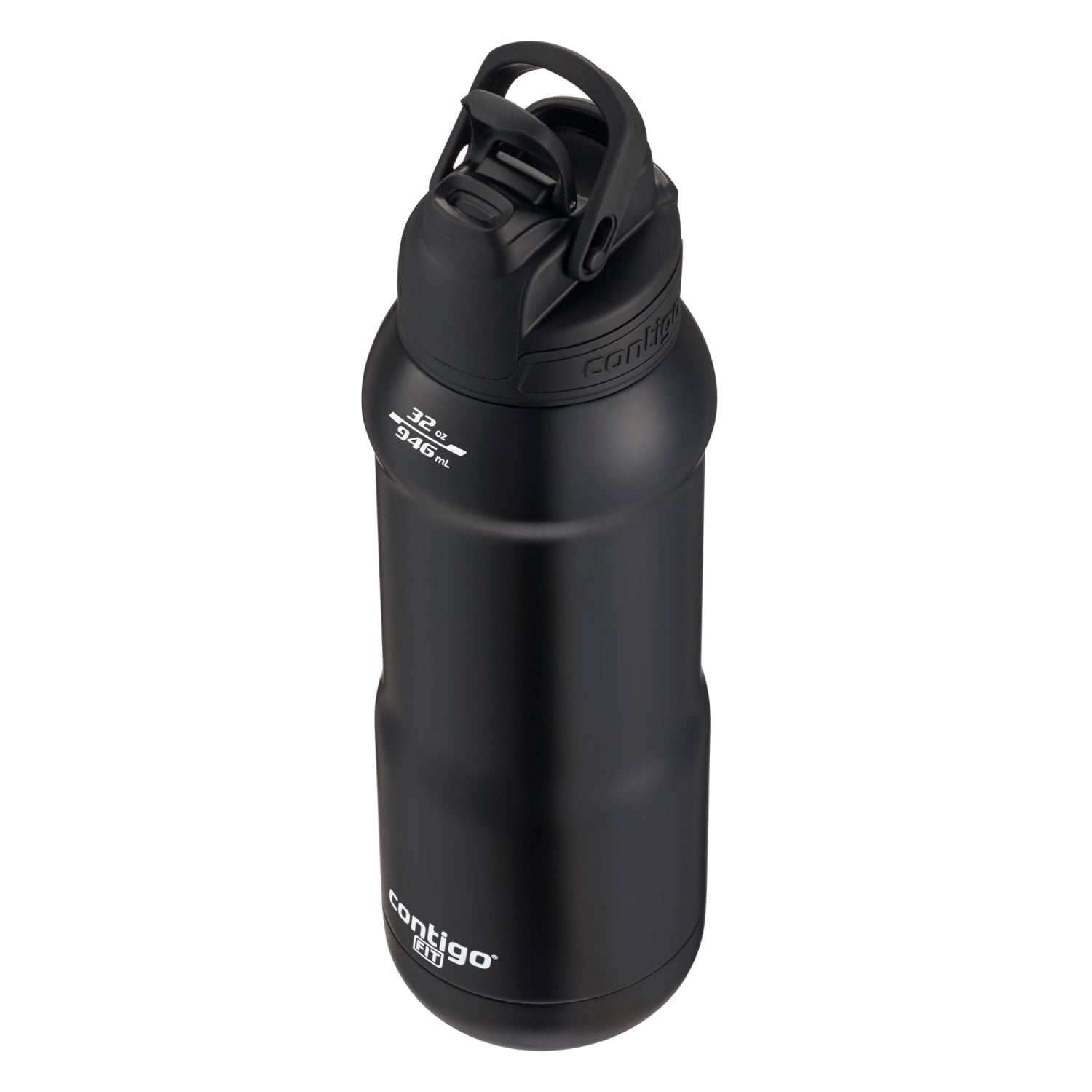 Contigo Fit Stainless Steel AUTOSPOUT Water Bottle with Straw, Blue Amp, 32 fl oz. C105V
