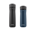 Contigo Jackson Chill Bundle 2 Water Bottles Black 24oz and Blueberry 20oz with Autopop Lid C088R