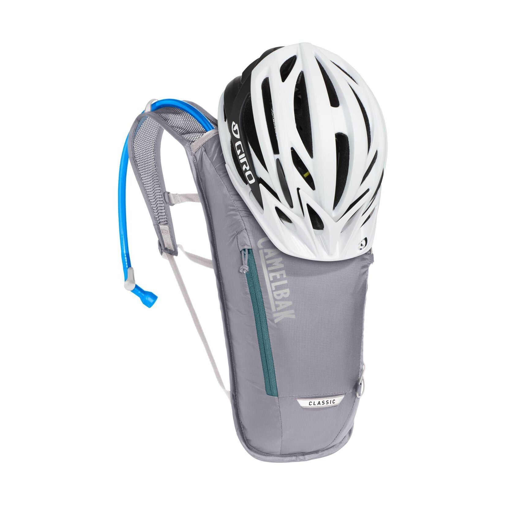 CamelBak Classic 70oz Light Bike Hydration Pack, Gunmetal/Hydro C236U