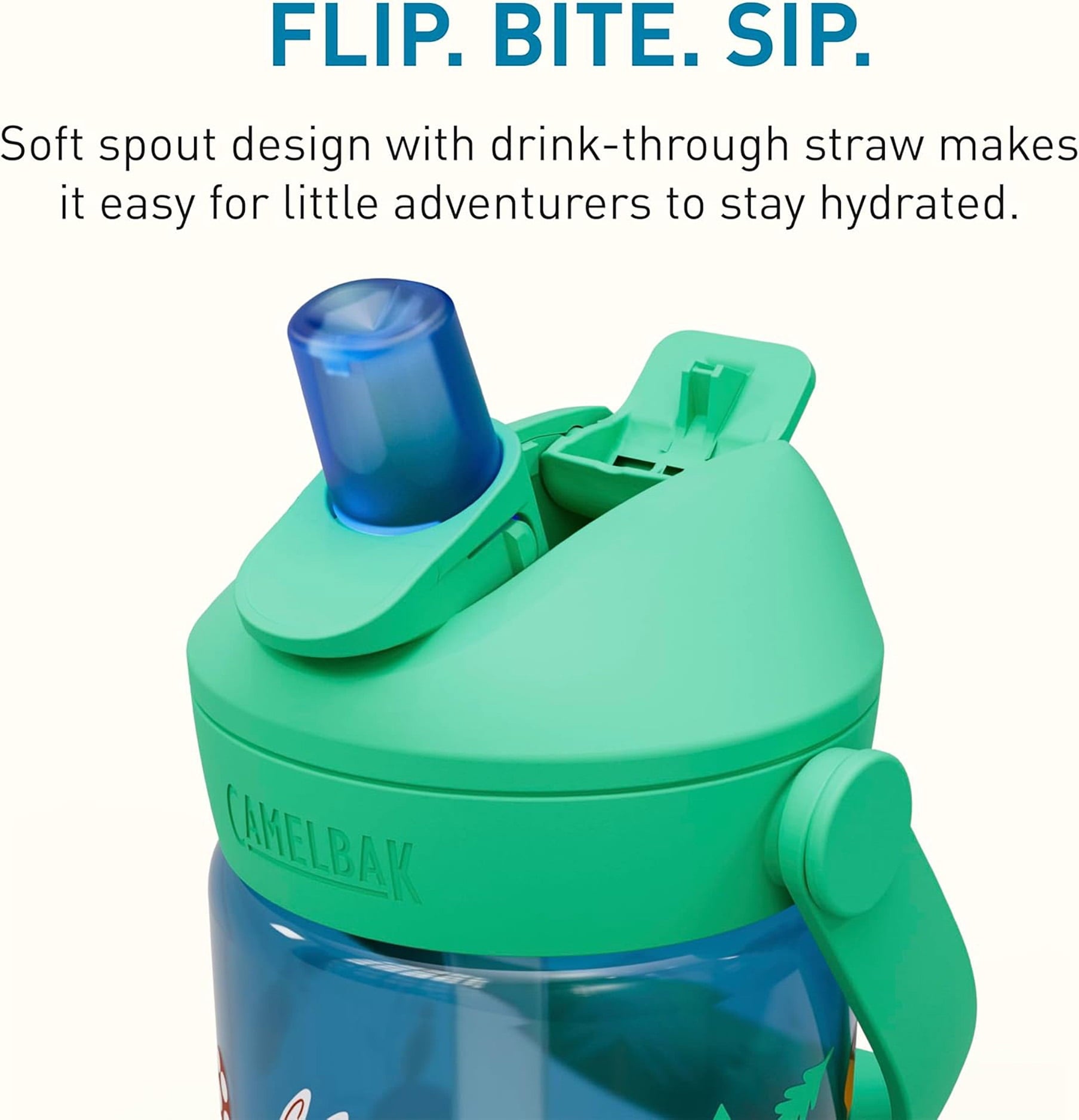 Camelbak Thrive™ Flip Straw Kids 14oz Bottle, Friendly Forest C272G