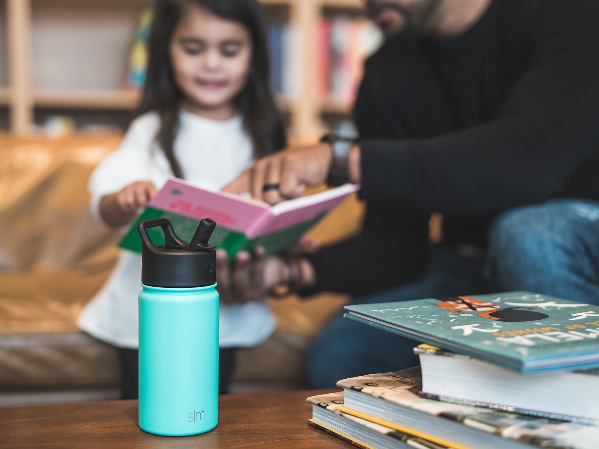 Simple Modern Summit Water Bottle Straw Lid Vacuum Insulated Stainless Steel Bottle | 18 fl oz C427X