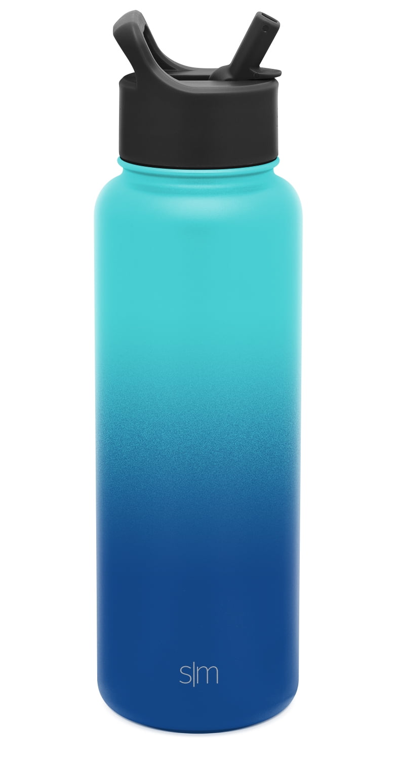 Simple Modern Summit Water Bottle Straw Lid Vacuum Insulated Stainless Steel Bottle | 18 fl oz C427X